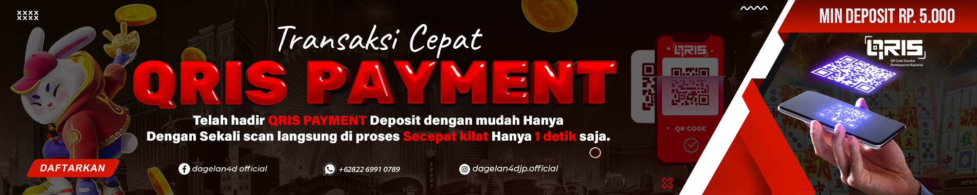 deposit menggunakan QRIS